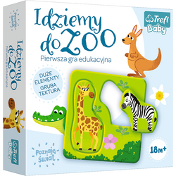 GRA EDUKACYJNA UKŁADANKA IDZIEMY DO ZOO - TREFL