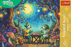 PUZZLE 100 EL. TREFLIKI SPOTKANIE W KAWIARNI INSPIRED BY ART TREFL 16561