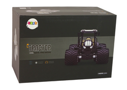 TRAKTOR ZDALNIE STEROWANY NA PILOTA R/C CIĄGNIK CZARNY METAL 1:24 ŚWIATŁA