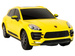 SAMOCHÓD ZDALNIE STEROWANY R/C PORSCHE MACAN TURBO 1:24 ŻÓŁTY RASTAR
