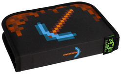 PIÓRNIK DWUKLAPKOWY Z WYPOSAŻENIEM GRA PIXELE DLA FANA MINECRAFTA STARPAK