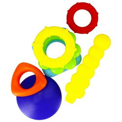 PIRAMIDKA EDUKACYJNA WIEŻA Z OBRĘCZAMI - BAM BAM