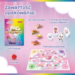 GRA PLANSZOWA KOCI DOMEK GABI CIASTECZKOBRANIE RODZINNA TREFL 02801