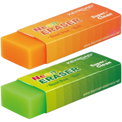 GUMKA DO ŚCIERANIA MAZANIA UNIWERSALNA PRECYZYJNA NEON KEYROAD - 2 szt.