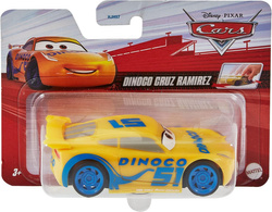 CARS AUTA SAMOCHODZIK DINOCO CRUZ RAMIREZ Z NAPĘDEM PULL-BACK DISNEY MATTEL