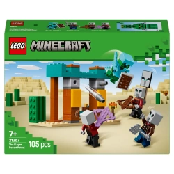 LEGO MINECRAFT PUSTYNNY PATROL ZŁOSADNIKÓW RYCERZ WYRZUTNIE FIGURKI 21267