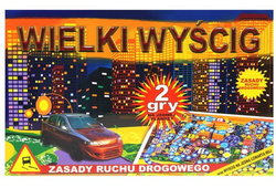 GRA 2W1 WIELKI WYŚCIG ZASADY RUCHU DROGOWEGO