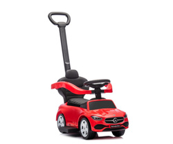 JEŹDZIK Z RĄCZKĄ DLA DZIECI SAMOCHÓD MERCEDES-BENZ C CZERWONY MILLY MALLY