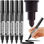 MARKER PISAK FLAMASTER PERMANENTNY GRUBY CZARNY 2.5mm CENTROPEN - 5 szt.