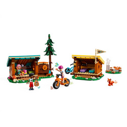LEGO FRIENDS PRZYTULNE DOMKI NA LETNIM OBOZIE FIGURKI BIWAK ROWERY 42624