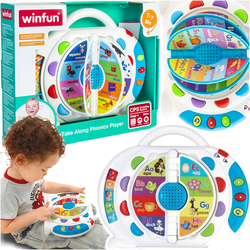 INTERAKTYWNA KSIĄŻECZKA MÓWIĄCA POLSKI ANGIELSKI WINFUN MELODIE SŁOWKA QUIZ