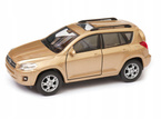 TOYOTA RAV 4 ZŁOTY METALOWY SAMOCHÓD AUTO MODEL KOLEKCJONERSKI WELLY