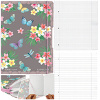 NOTATNIK A4 LINIA KRATKA 2w1 80 KARTEK MOTYLE WYMIENNE WKŁADY HERLITZ