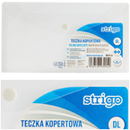 TECZKA KOPERTOWA NA ZATRZASK PP DL TRANSPARENTNA POZIOMA STRIGO