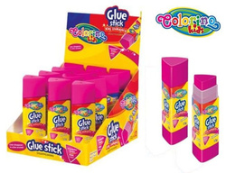 KLEJ ZNIKAJĄCY W SZTYFCIE RÓŻOWY 12G COLORINO KIDS