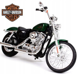 MODEL HARLEY 2013XL 1200V SEVENTY TWO 1:12 ZIELONY