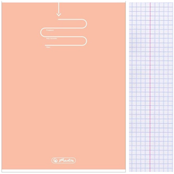 ZESZYT SZKOLNY B5 W KRATKĘ 96 KARTEK Z MARGINESEM PASTEL HERLITZ - 3 sztuki