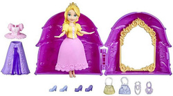 DISNEY KSIĘŻNICZKI MINI LALKA ROSZPUNKA  AKCESORIA