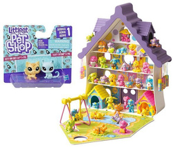 LITTLEST PET SHOP 2 FIGURKI LPS + HOTEL SOFT SPOTS