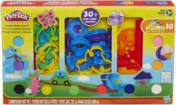 PLAY-DOH CIASTOLINA MASA PLASTYCZNA ZESTAW STEMPELKÓW 560g 10 KOL. HASBRO