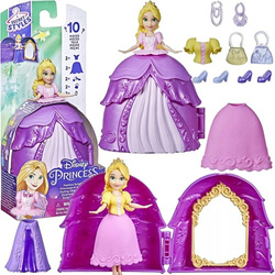 DISNEY KSIĘŻNICZKI MINI LALKA ROSZPUNKA  AKCESORIA