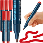 MARKER PERMANENTNY PISAK SCHNEIDER MAXX 130 OKRĄGŁY CZERWONY 1-3mm - 5 szt.