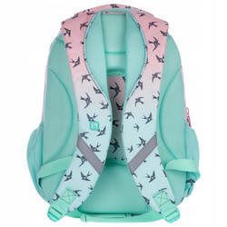 PLECAK SZKOLNY MŁODZIEŻOWY ASTRA HEAD PASTELOWE OMBRE TAŃCZĄCE JASKÓŁKI