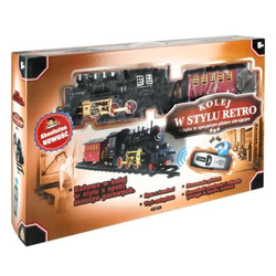 MEGA POCIĄG STEROWANY KOLEJKA RETRO + PILOT MADEJ