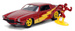 FLASH 1973 CHEVROLET CAMARO JADA SAMOCHÓD AUTO METALOWE 1:32 CZERWONY