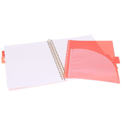 KOŁOZESZYT A4 ZESZYT NA SPIRALI W KRATKĘ 100K STRIGO PADS KWIATY BEŻOWY