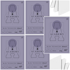 BLOK TECHNICZNY BIAŁY A4 GRUBY 10K 240g ACADEMY PREMIUM INTERDRUK - 5 szt.