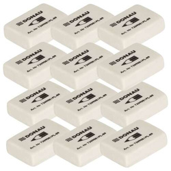 GUMKA DO ŚCIERANIA MAZANIA UNIWERSALNA BIAŁA 31x23x9 mm DONAU - 12 sztuk
