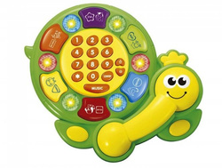 EDUKACYJNY ŚLIMAK TELEFON ŚWIATŁO DŹWIĘKI PL ARTYK