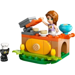 LEGO FRIENDS STOISKO Z GOFRAMI AUTUMN LALECZKA FIGURKA GOTOWANIE 30696