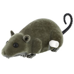 MYSZ NAKRĘCANA DLA KOTA GRYZOŃ REALISTYCZNA MYSZKA UCIEKAJĄCA RUSZA OGONEM