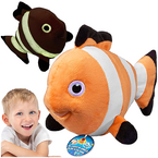 RYBKA PLUSZAK PRZYTULANKA ŚWIECI W CIEMNOŚCI 20cm BŁAZENEK BAUER