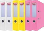 SEGREGATOR A4/75mm OFFICE PRODUCTS Z DŹWIGNIĄ PP - KOLORY - 6 SZTUK