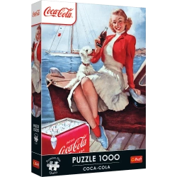PUZZLE 1000 ELEMENTÓW COCA COLA CZAS NA PRZERWĘ UKŁADANKA TREFL 12099