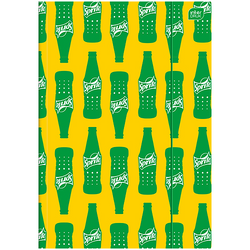 TECZKA NA DOKUMENTY A4 Z GUMKĄ SPRITE KARTONOWA MAT+UV INTERDRUK