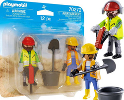 MINI FIGURKI ROBOTNICY BUDOWLANI 12 EL - PLAYMOBIL