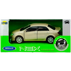 TOYOTA COROLLA 2009 ZŁOTY METALOWY SAMOCHÓD KOLEKCJONERSKI WELLY