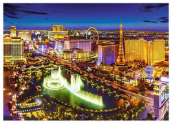 PUZZLE LAS VEGAS NOCĄ 2000 EL - TREFL
