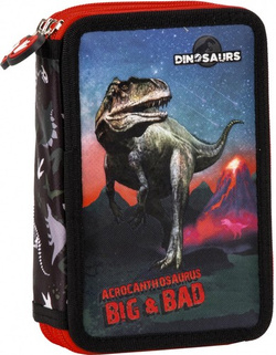 PIÓRNIK DWUKOMORWY Z WYPOSAŻENIEM DINOZAUR T-REX BACKUP DERFORM