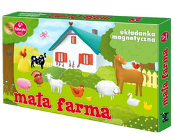UKŁADANKA MAGNETYCZNA MAŁA FARMA MAGNESY ZWIERZAKI