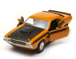 DODGE CHALLENGER T/A 1970 ZÓŁTY METALOWY SAMOCHÓD KOLEKCJONERSKI WELLY