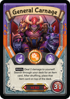KARTA GRA LIGHTSEEKERS BOHATER - GENERAL CARNAGE