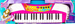 DUŻE ORGANY KEYBOARD PIANINO ŚWIECI NAGRYWA MUZYKĘ