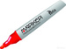 MARKER PERMAMENTNY WODOODPORNY 3mm CZERWONY KOŃCÓWKA STOŻKOWA TETIS