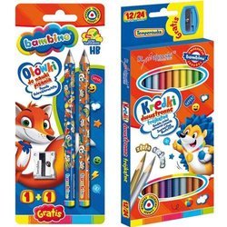 BAMBINO WYPRAWKA SZKOLNA XXL DUŻY ZESTAW DO SZKOŁY