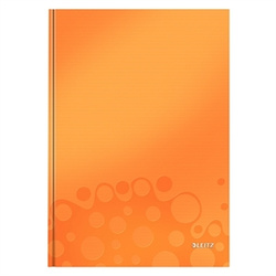 ZESZYT BRULION SZKOLNY A4 80 K. KRATKA BEZ MARGINESU 90g LEITZ WOW ORANGE